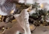 Новогодняя елка от Оренбургской области на ВДНХ украшена уникальными игрушками