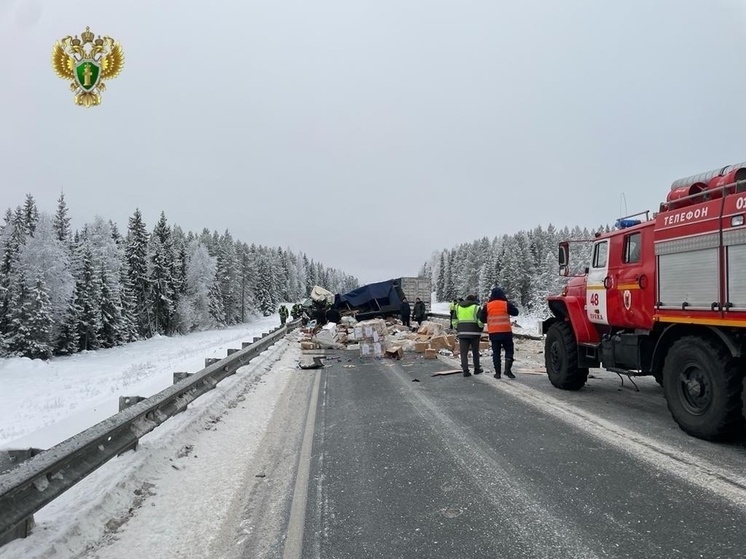 Смотрите фото с места смертельного ДТП, где столкнулись две фуры и легковушка