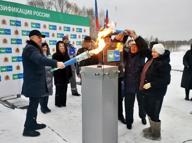В Гусь-Хрустальном районе ввели в эксплуатацию межпоселковый газопровод