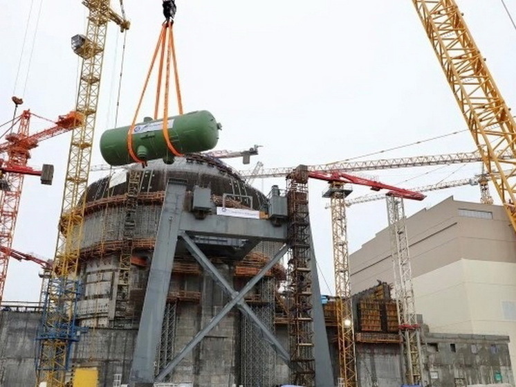 На Курской АЭС-2 установили все 4 парогенератора