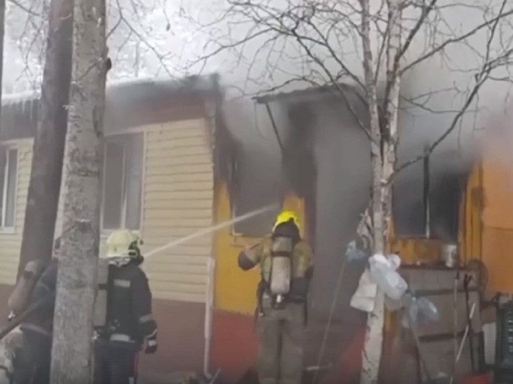 Жилой частный дом сгорел в Ноябрьске