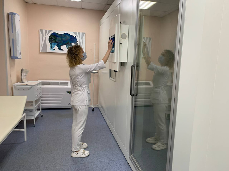 В Мурманске профессиональные спортсмены прошли первую процедуру криотерапии
