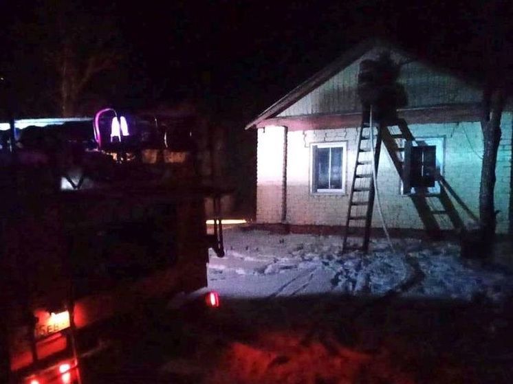 В Сараевском районе загорелась библиотека