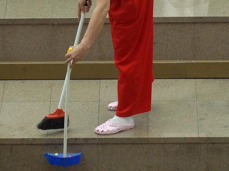 Schoolchildren harassed a cleaning lady, got a bucket and handed the woman over to the police