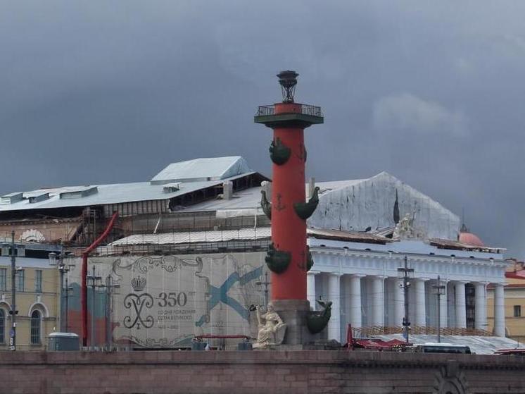 Эрмитаж продолжит реставрацию Биржи на Васильевском острове после финансирования