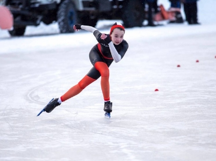 Тулячка заняла 2-е место на Всероссийских соревнованиях по конькобежному спорту