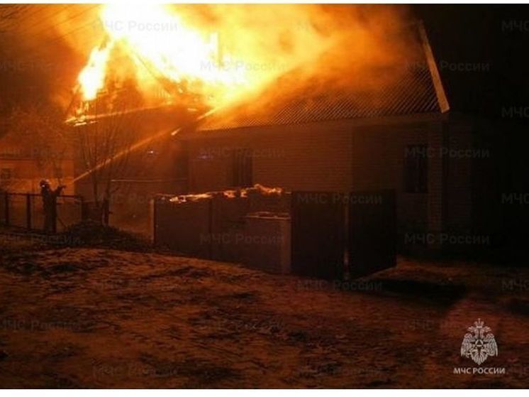 В Рославле на пожаре погиб человек