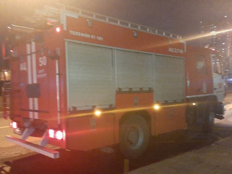 Пожарные потушили горящую квартиру на проспекте Луначарского