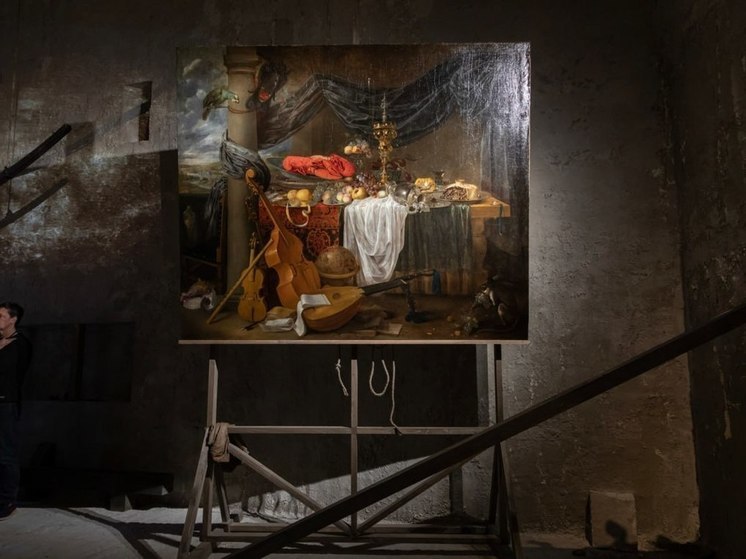 На выставке в Эрмитаже представили «Роскошный натюрморт» Яна ван ден Хекке