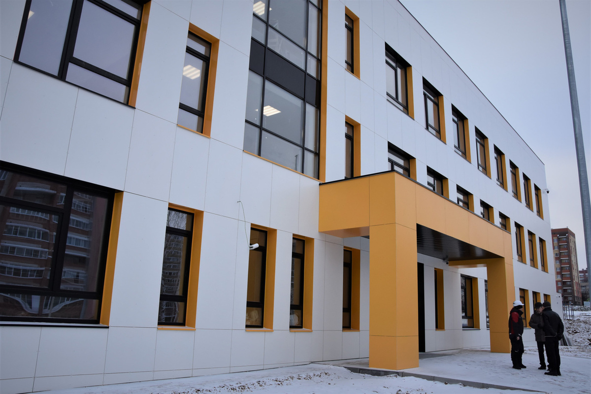 В Заволжском районе Костромы началась запись детей в новую школу