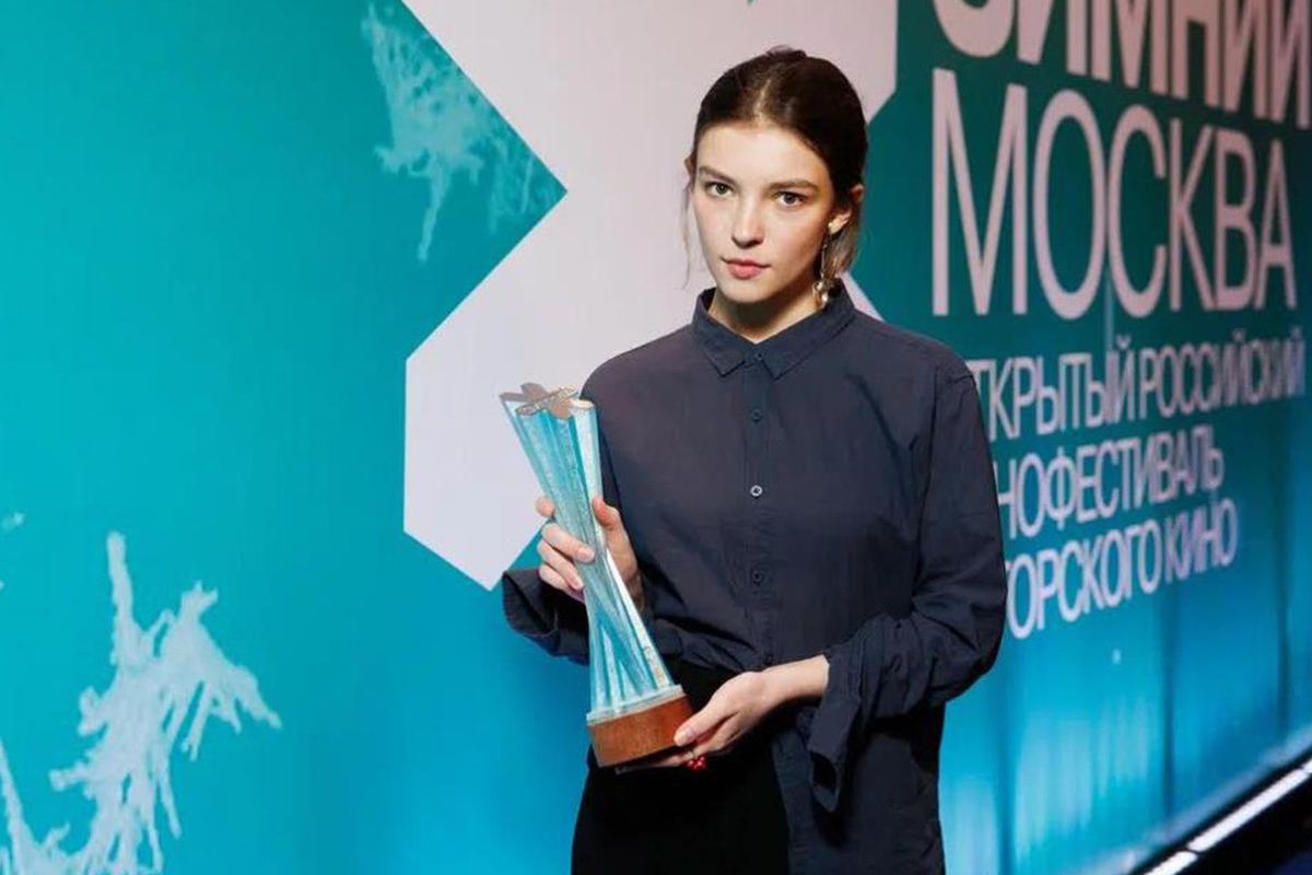 The 18-year-old daughter of Evgeny Tsyganov and Irina Leonova was named best actress