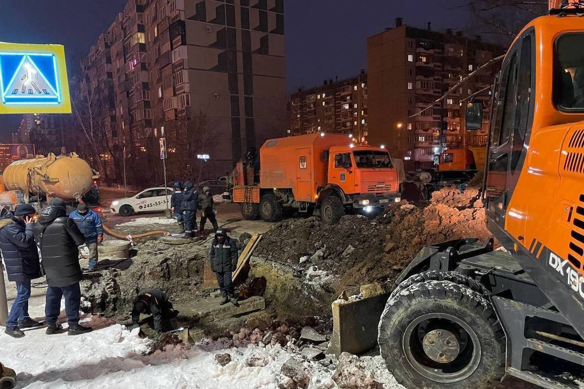 В Челябинске завершили аварийные работы на магистральном водоводе