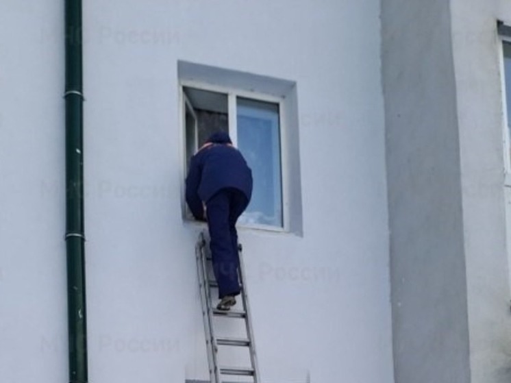 В Южно-Сахалинске спасатели пришли на помощь запертому в квартире ребенку