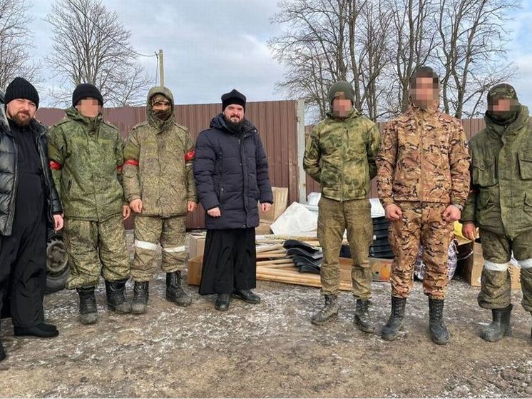 Тонну гуманитарного груза доставили участникам СВО клирики Орловской епархии