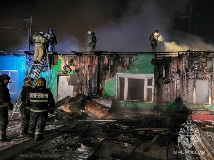 В Хакасии во время пожара погиб человек