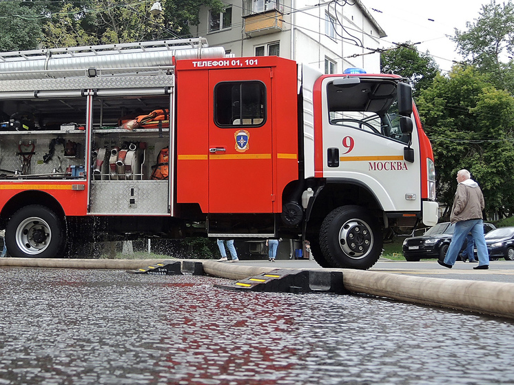 A man died as a result of a fire in the north of Moscow
