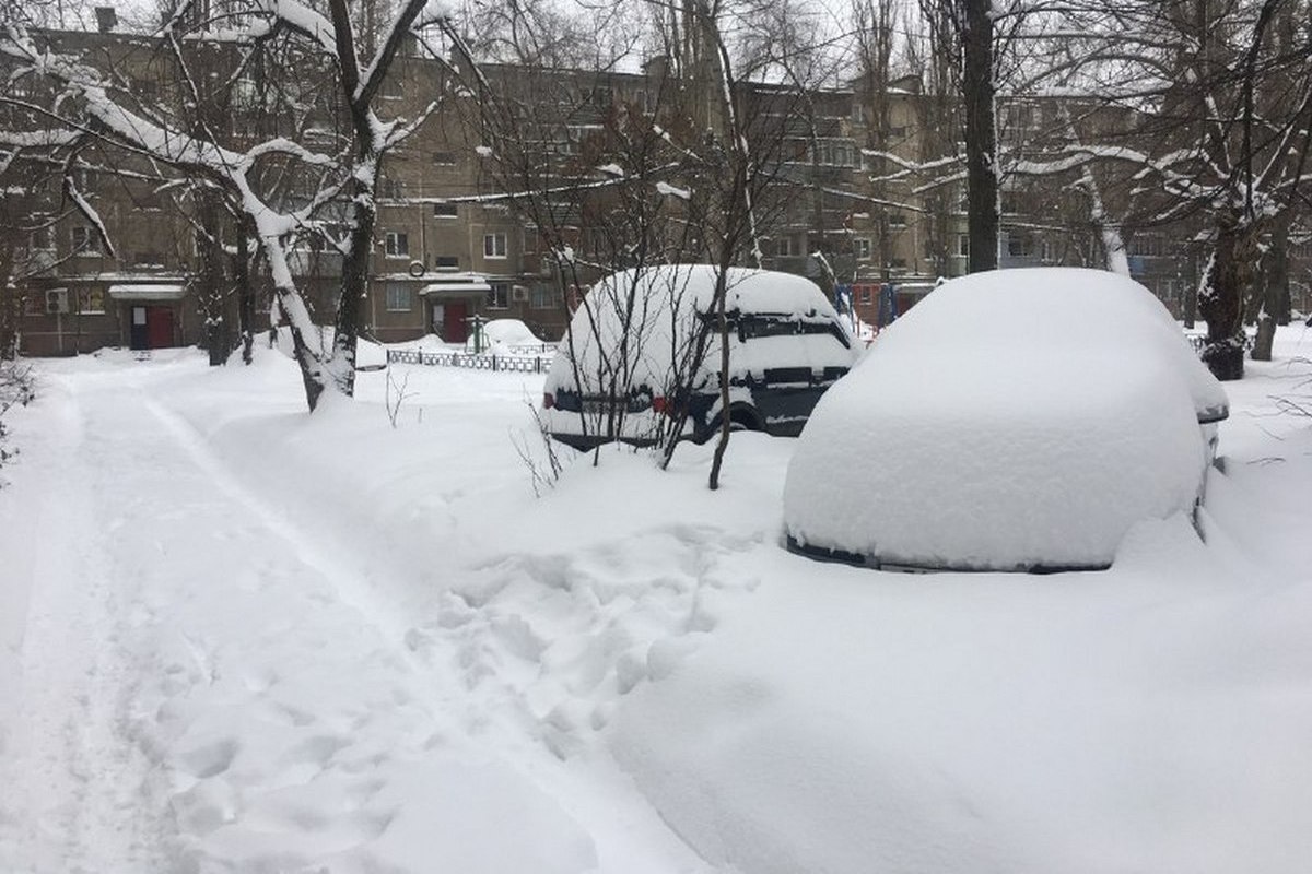 Снегопад окончание