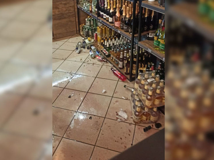 На счастье: кузбассовец разбил 21 бутылку с алкоголем в магазине