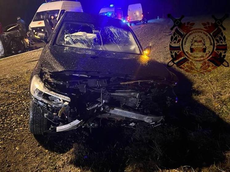 В аварии с двумя иномарками в Белореченском муниципалитете погиб мужчина