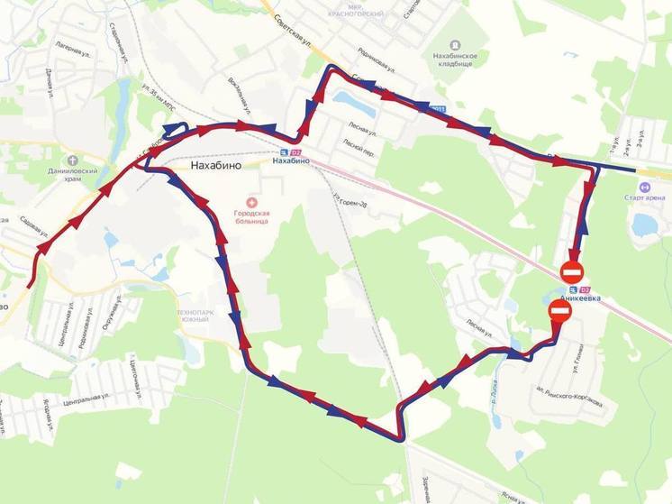 В Аникеевке закроют переезд на дороге в сторону Нахабино