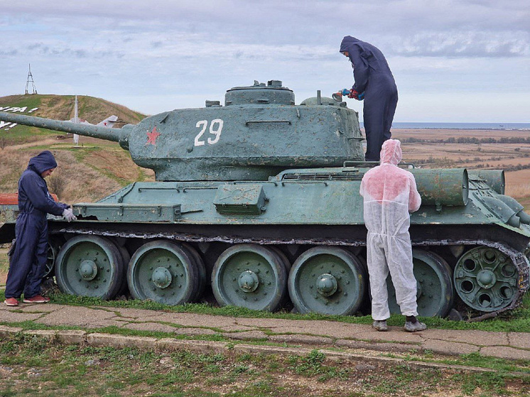 В Темрюкском муниципалитете восстанавливают экспонаты музейного комплекса «Военная горка»