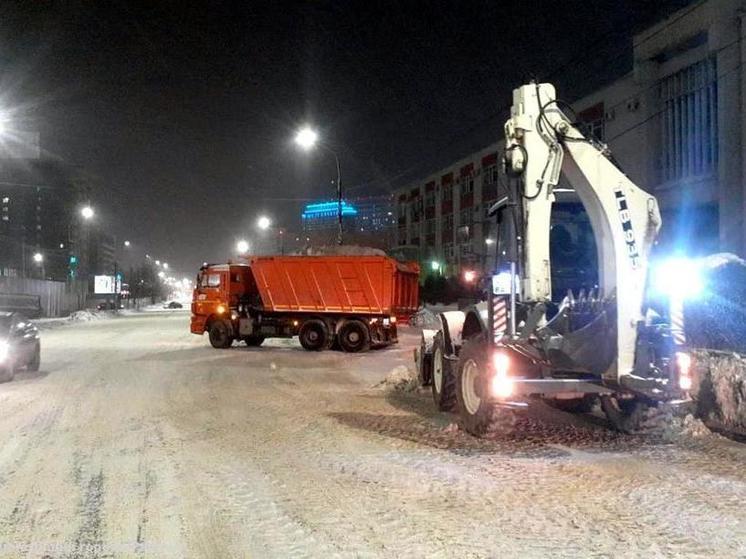 Предстоящей ночью в Рязани будут вывозить снег с 9 улиц