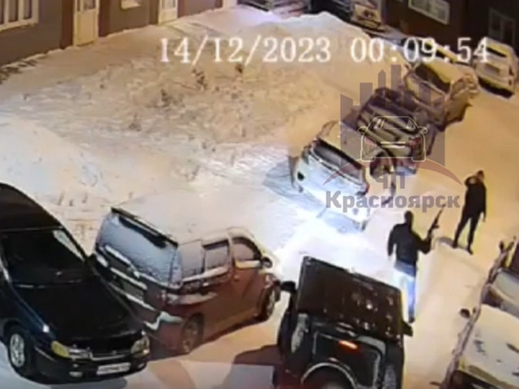 Красноярец устроил стрельбу во дворе жилого дома в ночь на 14 декабря