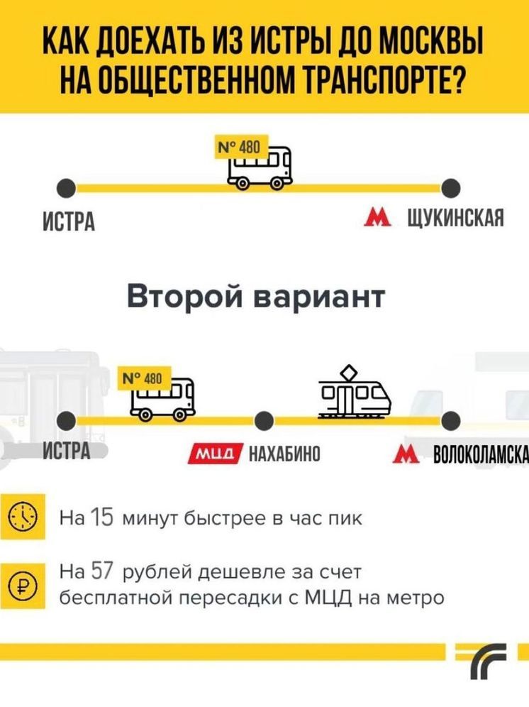 Из Истры до Москвы станет добираться комфортней и проще