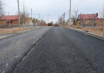В селе Караозек Астраханской области строят подъездную дорогу