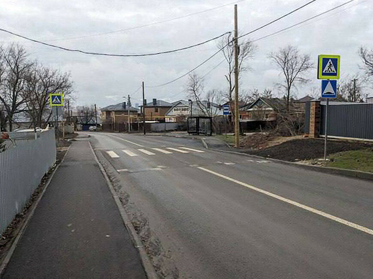 В казанском Самосырове закончили ремонт дороги