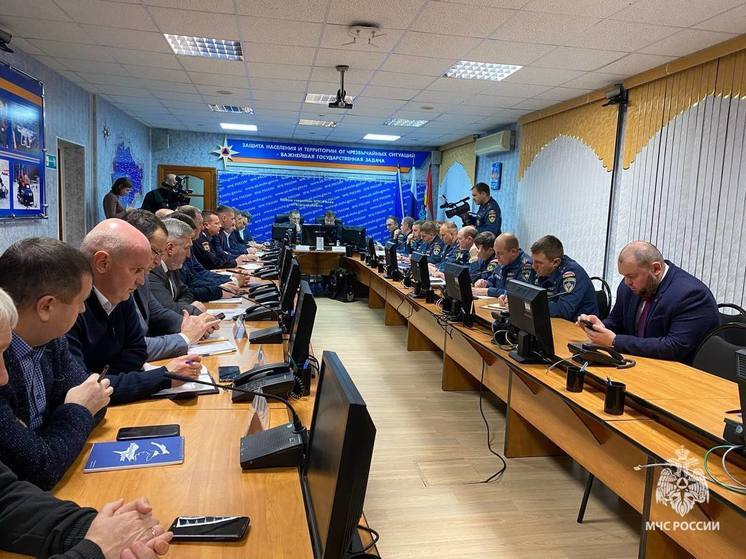 В Курской области прошло совещание оперштаба по уборке снега