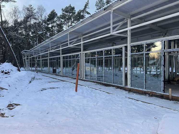 Строительство новых корпусов детского лагеря завершается на Куршской косе