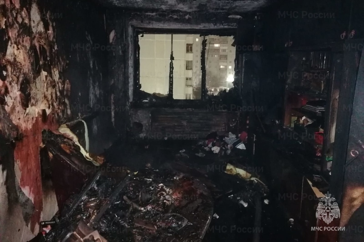 Костромские пожары: утром МЧС тушили огонь на Свердлова