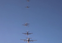 В Министерстве обороны опубликовало видео летно-тактических учений с экипажами воено-транспортных самолетов Ан-14-100 «Руслан»