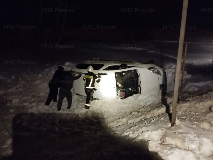 Под Орлом водитель авто потерял управление и съехал в кювет
