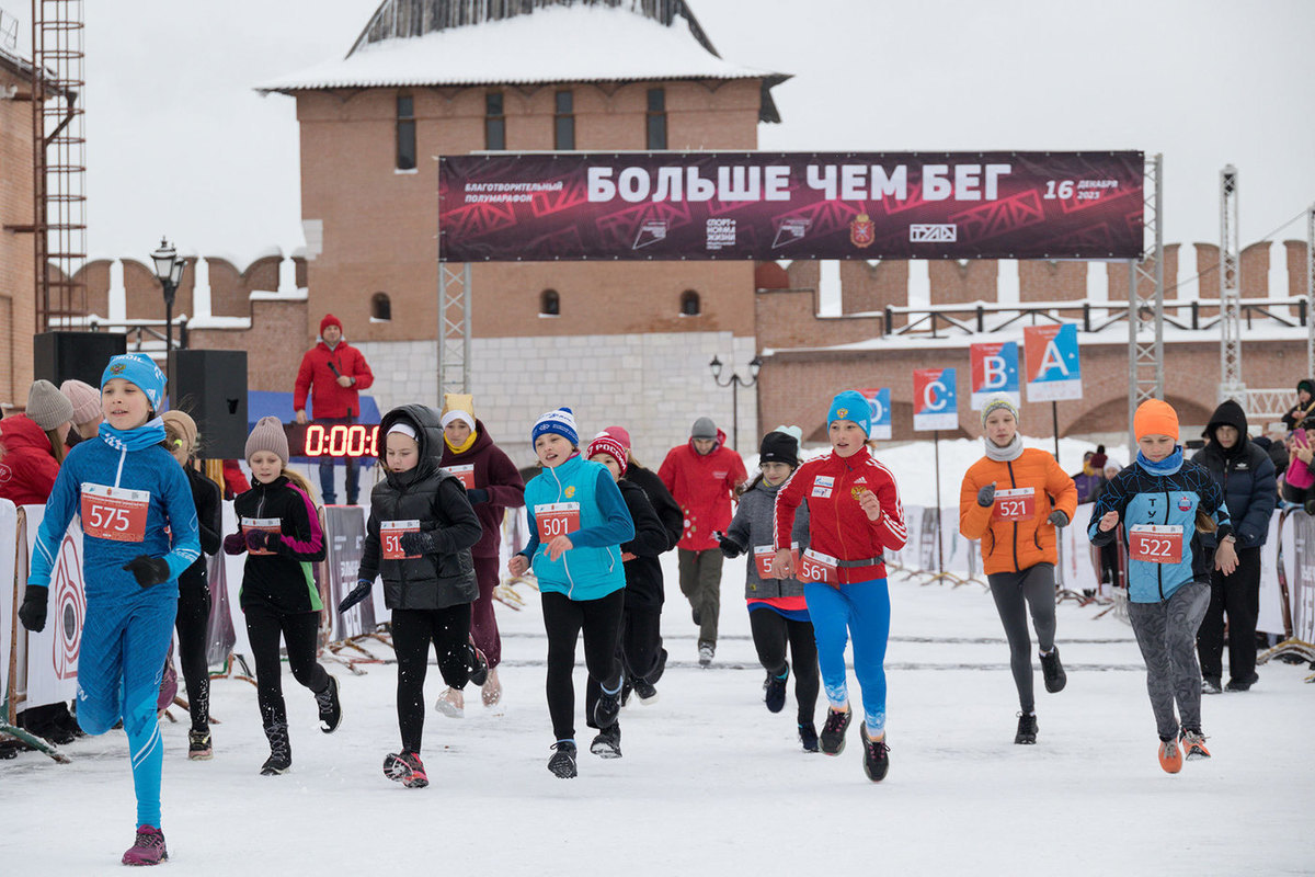 A charity race was held in Tula