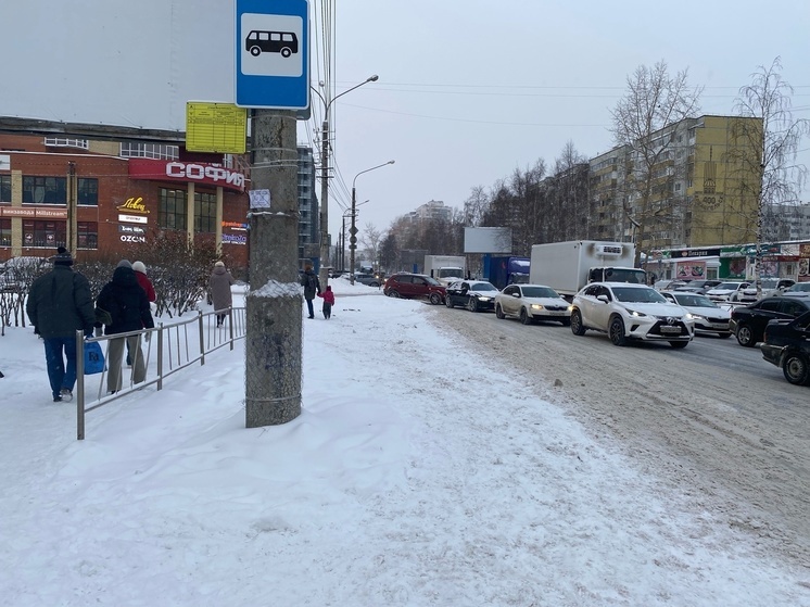 Архангельск встал в пробках 16 декабря
