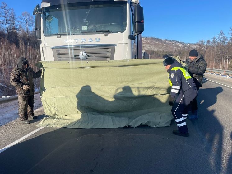 Сотрудники ГАИ помогли замерзшему на трассе в Забайкалье челябинцу