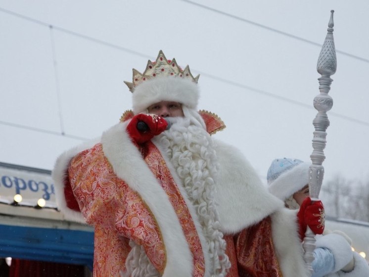 В Кузбасс прибыл главный Дед Мороз страны