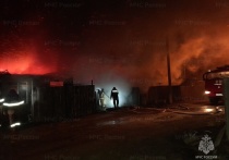 В селе Нижняя Павловка под Оренбургом случился пожар