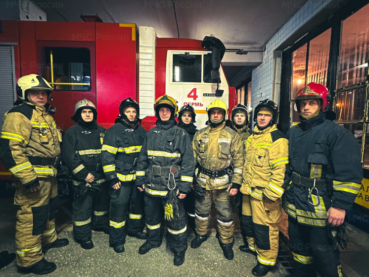 В Перми произошел пожар на улице Пожарского