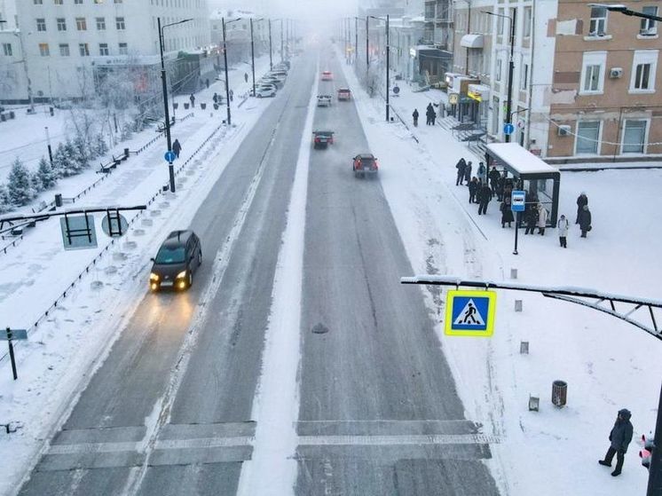 В Якутске завершен ремонт проспекта Ленина