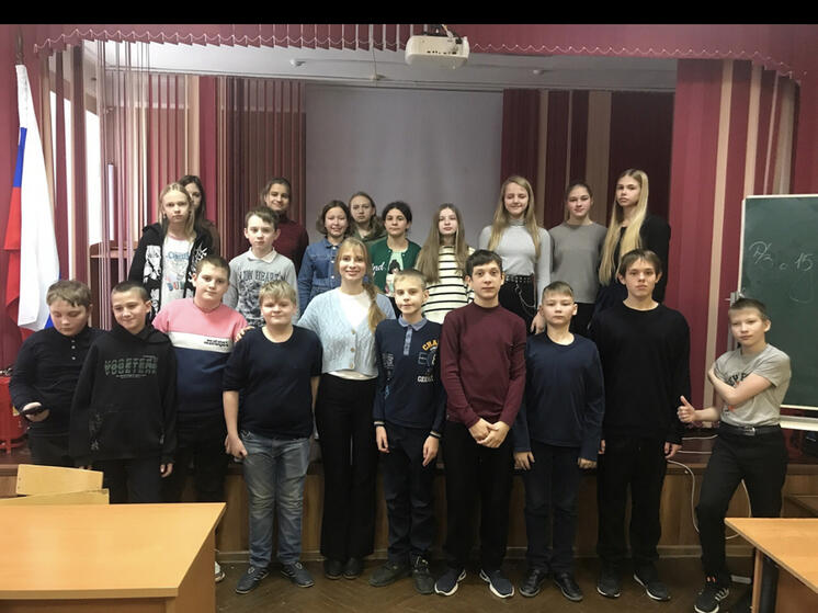 Творческая встреча актрисы Алисы Биличенко с учащимися прошла в 28-ой школе Смоленска