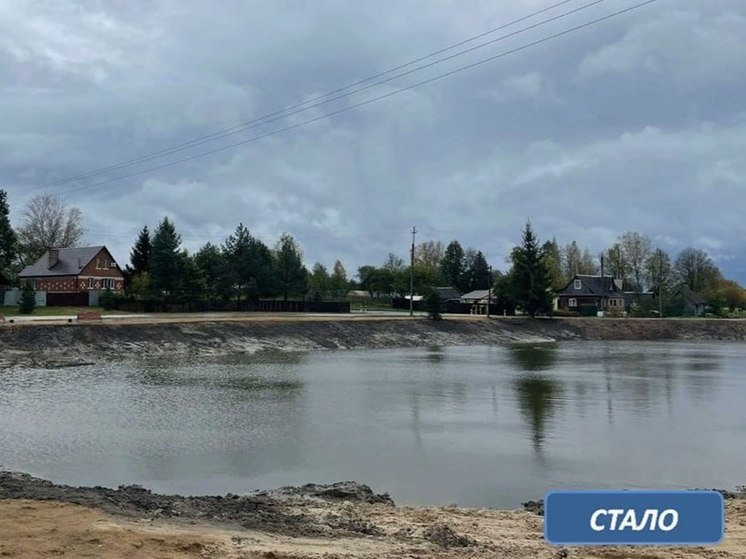 В Калужской области за 2 млн рублей благоустроили пруд