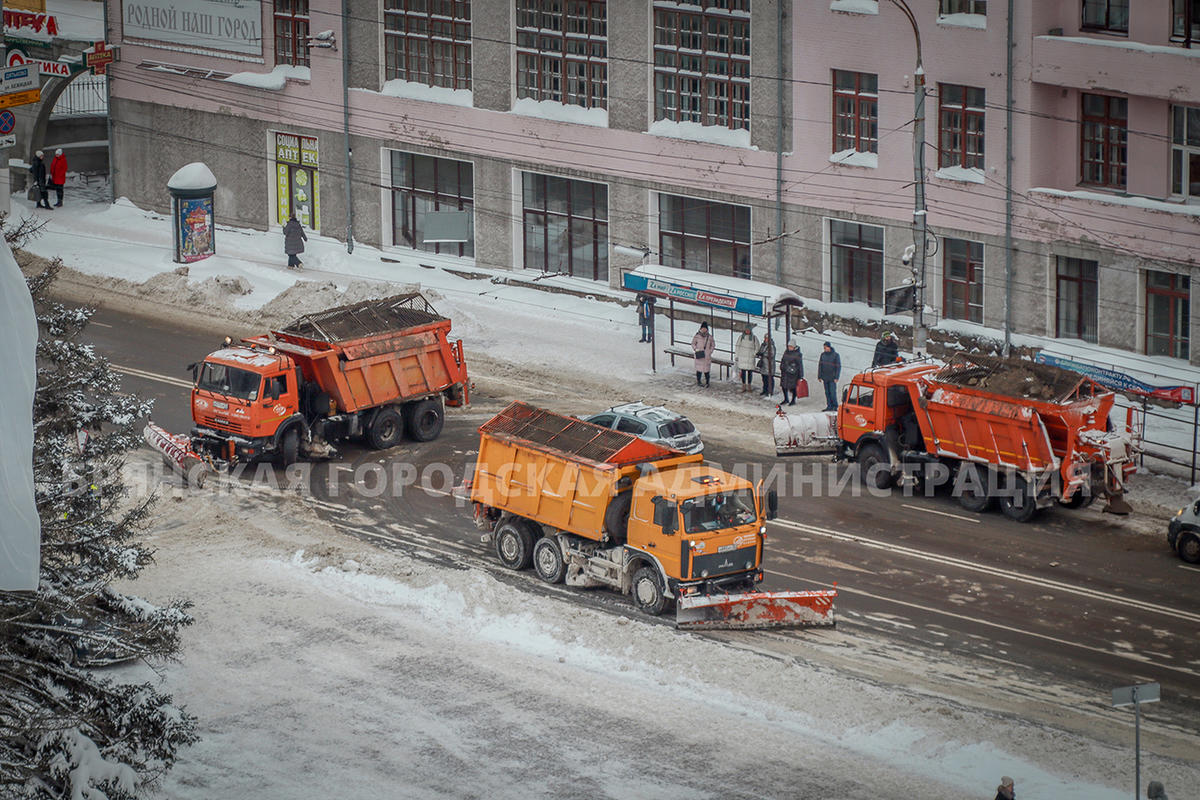 5 000 тонн снега вывезли из Брянска за выходные