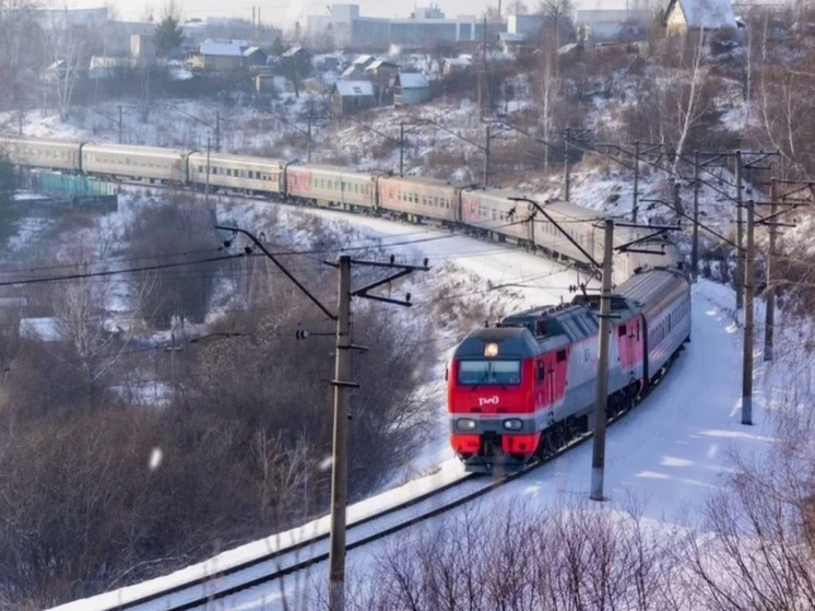 Поезд Томск-Анапа стал быстрее на 1,5 часа