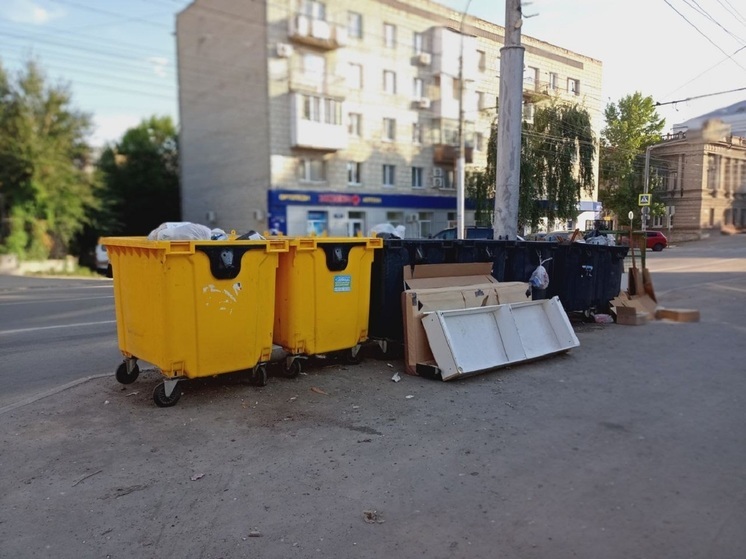 Миллион потратят на содержание мусорных площадок в Волжском районе Саратова