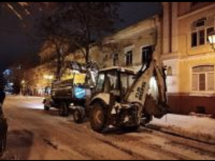 С улиц Астрахани вывезли 250 тонн снега