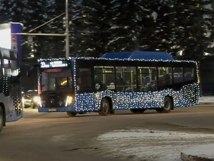 Новогодние маршруты выйдут на линию в Кемерове