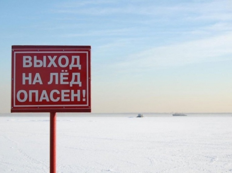 В Ярославле на Волге огородили самую большую полынью